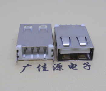 泉州USB AF立式 直插 加长款17.5MM 大电流3A插座