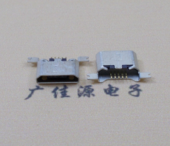 泉州MK USB B Type 沉板0.9母座后两脚SMT口不卷边