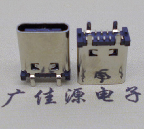 泉州立式贴板type-c14p母座长10.0mm