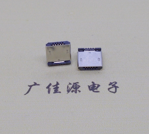 泉州micro usb 5p公头 短体插板H=5.9立插