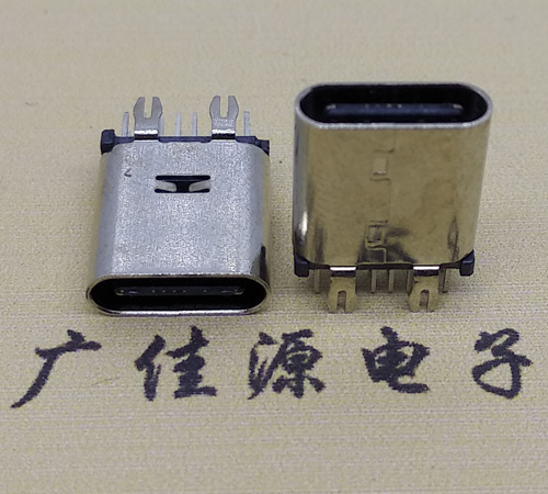 泉州直立式type-c14p母座接口 usb type-c连接器