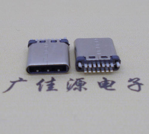 泉州type-c14p公头铆合有地线接口厚2.7mm