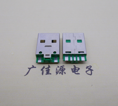 泉州usb5a公头.5p焊线带ic.大电流oppo闪充