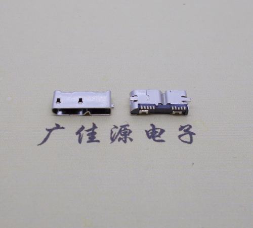 泉州无卷边micro usb3.0母座10pin全脚贴