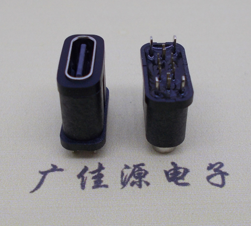 泉州type-c16pin防水母座,防水等级IPX7高度系列6.8/7.30/7.60/8.20/10.0/10.5/15.0